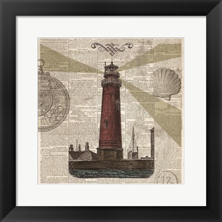 Framed Nautical Collection II Print