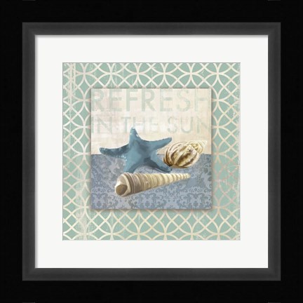 Framed Shell Geo II Print