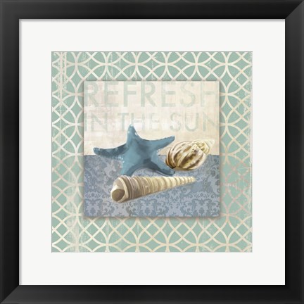 Framed Shell Geo II Print