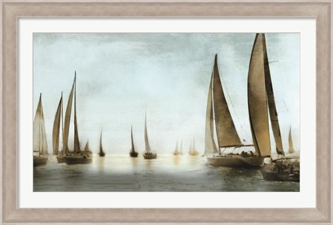 Framed Golden Sails Print