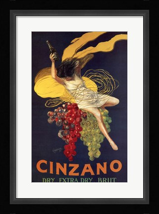 Framed Cinzano Print
