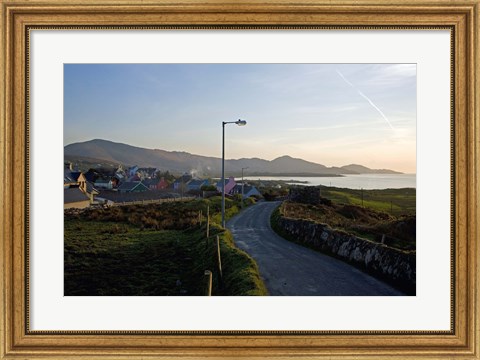 Framed Eyeries Village, Beara Peninsula, County Cork, Ireland Print