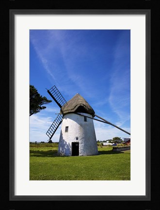 Framed Thatched Windmill, Tacumshane, County Wexford, Ireland Print