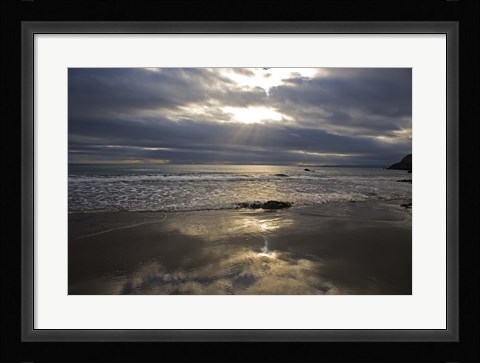 Framed Lady's Cove, The Copper Coast, County Waterford, Ireland Print