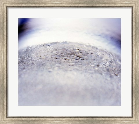 Framed Close up of churning lavender water Print