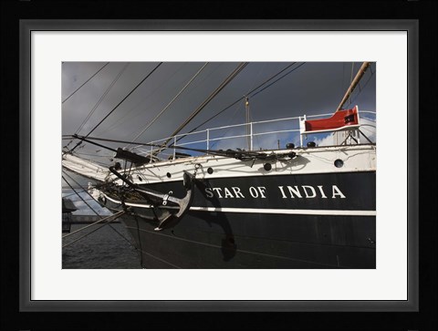 Framed Maritime museum on a ship, Star of India, San Diego, California, USA Print