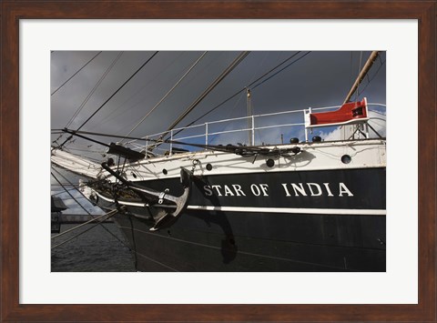 Framed Maritime museum on a ship, Star of India, San Diego, California, USA Print