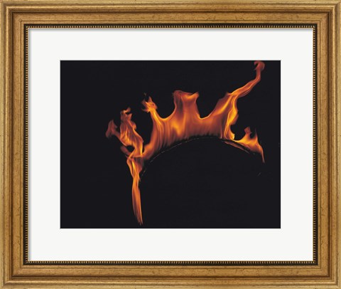 Framed One Flame Print