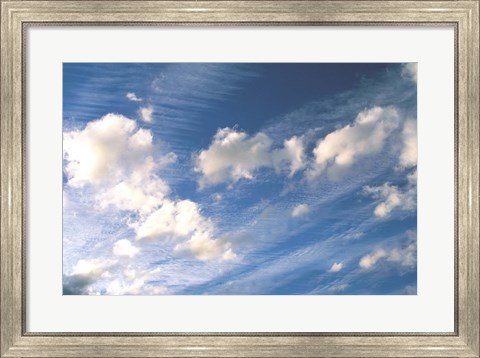 Framed Clouds in a Blue Sky Print