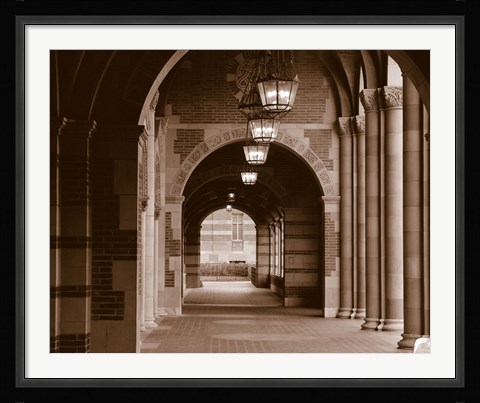 Framed Arches of Royce Hall, University of California, Los Angeles, California, USA Print