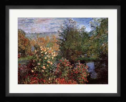 Framed Garten von Montgeron Print