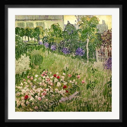 Framed Daubigny's garden, 1890 Print