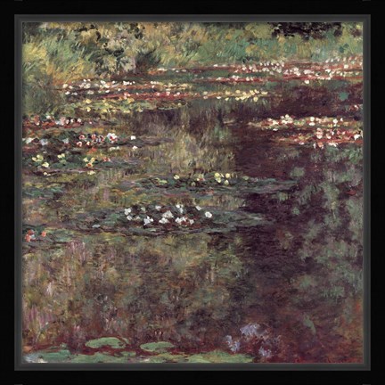 Framed Etang aux Nympheas Print