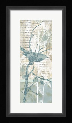 Framed Winter Birds I Print