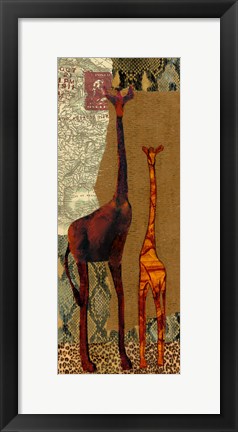 Framed On Safari I Print