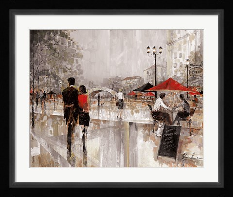 Framed Riverwalk Charm Print