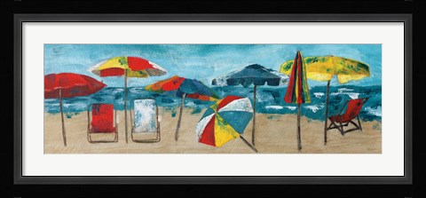 Framed At the Beach Print