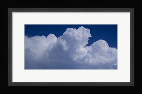 Framed Cumulus Clouds Against a Dark Sky Print