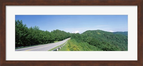 Framed Newfound Gap road, Great Smoky Mountains National Park, Tennessee Print