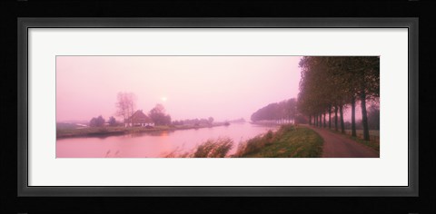 Framed Sunset Pumerend Netherlands Print