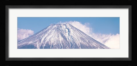Framed Snow Capped Mt Fuji Yamanashi Japan Print