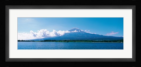 Framed Mt Fuji &amp; Tanuki-Ko Shizuoka Japan Print