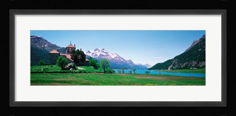 Framed Sils Maria Switzerland Print