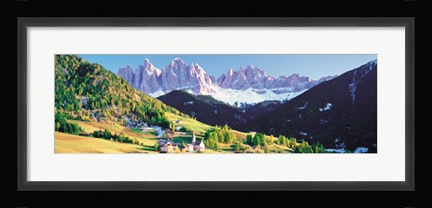 Framed Dolomite Italy Print
