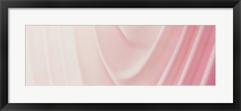 Framed Pink Satin Print