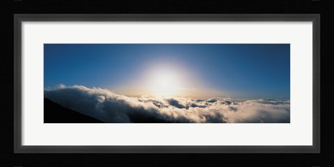 Framed Norikura at sunrise Gifu Japan Print