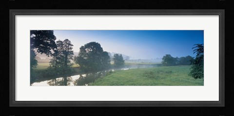 Framed Taw River near Barnstaple N Devon England Print