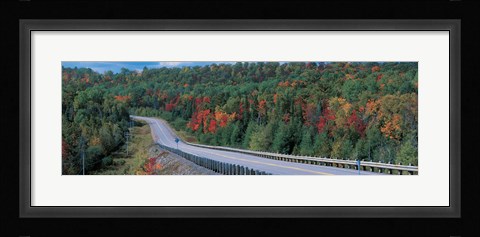Framed Country road Ontario Canada Print