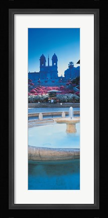 Framed Spanish Steps Rome Italy Print