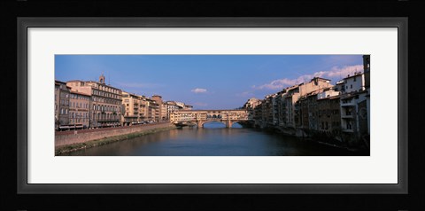 Framed Vecchio Bridge Florence Italy Print
