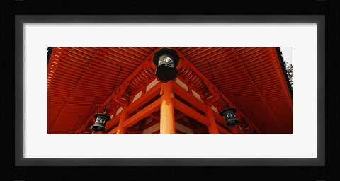 Framed Heian Jingu Shrine, Kyoto, Kyoto Prefecture, Kinki Region, Honshu, Japan Print