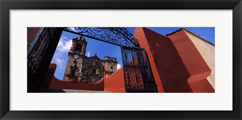 Framed Gate Leading to La Valenciana Church, Guanajuato, Mexico Print