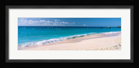 Framed Waves on the beach, Warwick Long Bay, South Shore Park, Bermuda Print