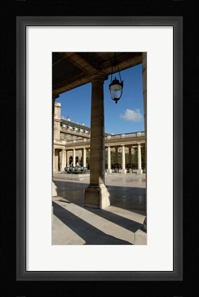 Framed Columns in a palace, Palais Royal, Paris, France Print