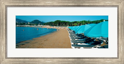 Framed French Riviera, Provence-Alpes-Cote d&#39;Azur, France Print