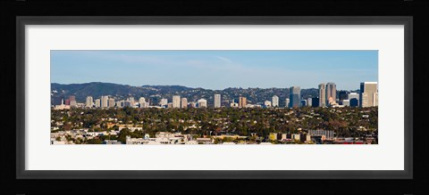 Framed Century City, Wilshire Corridor, Los Angeles, California Print