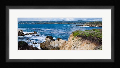 Framed View of Ocean, Point Lobos State Reserve, Carmel, Monterey County, California Print