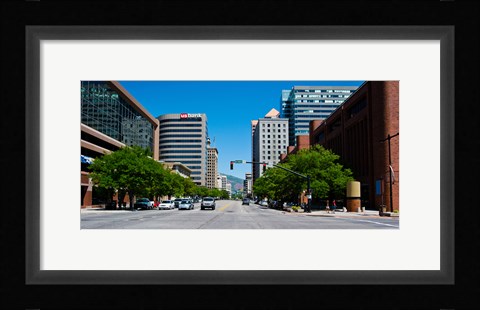 Framed Downtown Salt Lake City, Salt Lake City, Utah Print