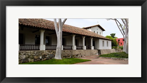Framed Church, Mission San Luis Obispo, San Luis Obispo County, California, USA Print