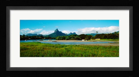 Framed Tamarin Bay, Mauritius island, Mauritius Print
