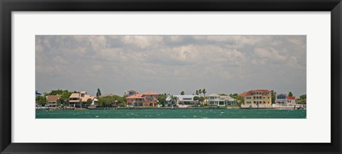 Framed View toward Cabbage Key from St. Petersburg in Tampa Bay Area, Tampa Bay, Florida, USA Print