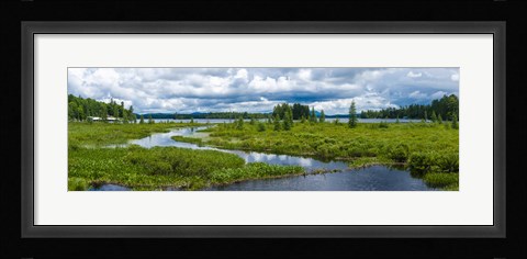 Framed Wetlandsin the Adirondack Mountains, New York State Print