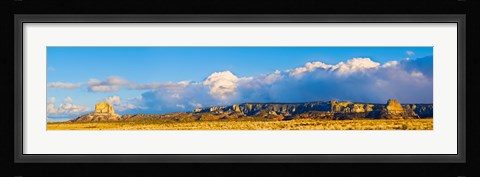 Framed Storm clouds over White Mesa, San Juan County, Utah, USA Print
