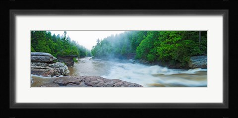 Framed Youghiogheny River, Swallow Falls State Park, Garrett County, Maryland Print