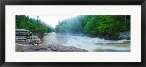 Framed Youghiogheny River, Swallow Falls State Park, Garrett County, Maryland Print