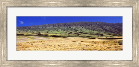 Framed Landscape with Haleakala Volcanic Crater, Maui, Hawaii, USA Print